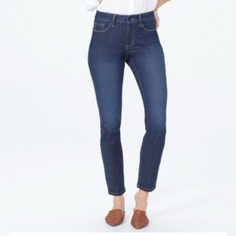 NYDJ Womens Strechy Jeans Blue Size 8